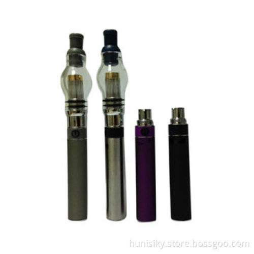 2014 portable wax vaporizer wax - T, vape pen glass globe atomizer